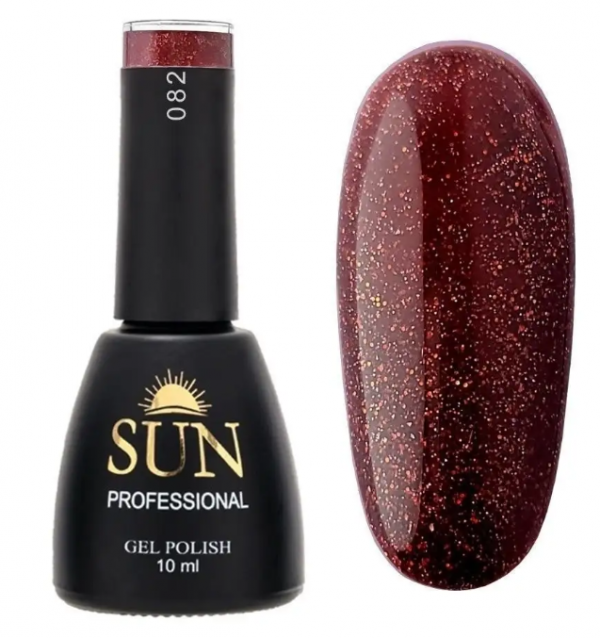 Sun Professional, Гель-лак №082, 10мл, Дресс код