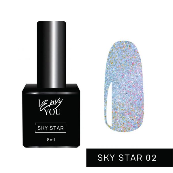 I Envy You, Гель-лак светоотражающий Sky Star 02 (10g)