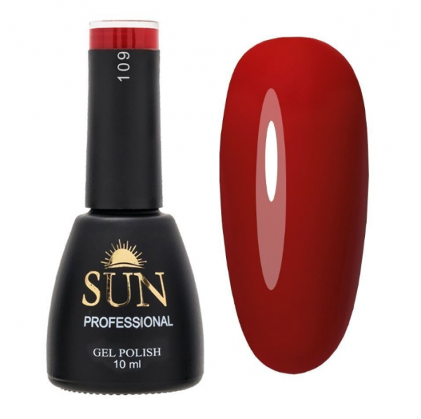 Sun Professional, Гель-лак №109, 10мл, Багровый закат