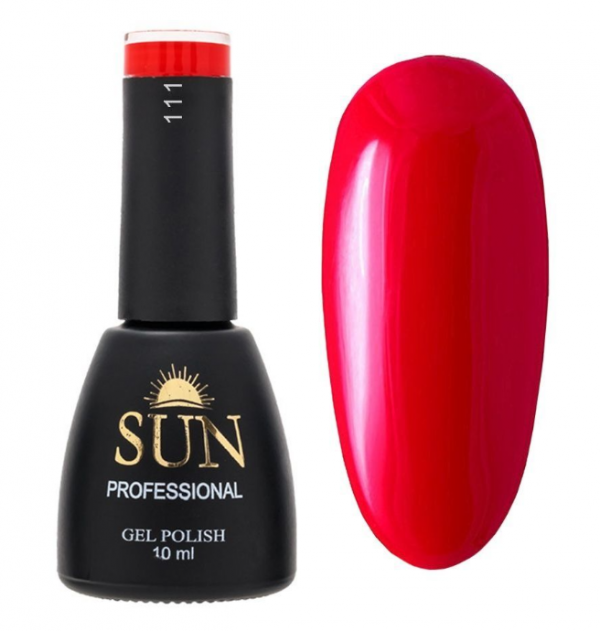 Sun Professional, Гель-лак №111, 10мл, Феррари