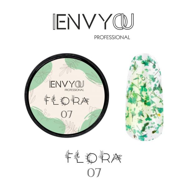 I Envy You, Декоративный гель с сухоцветами Flora №07, 5мл