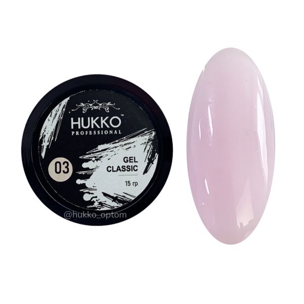 Hukko Professional, Гель моделирующий Classic № 03 15гр