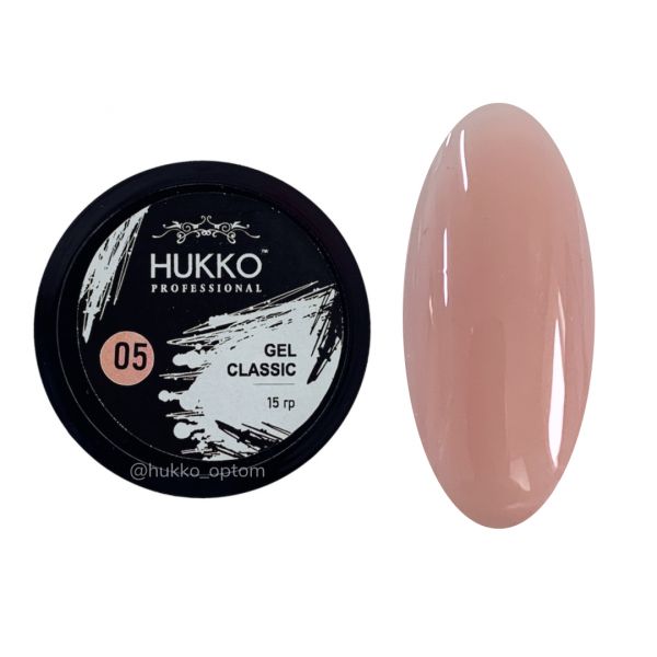 Hukko Professional, Гель моделирующий Classic № 05 15гр