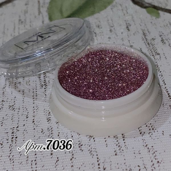 Пигмент cветоотражающий Flash Glitter розовый персик №7036