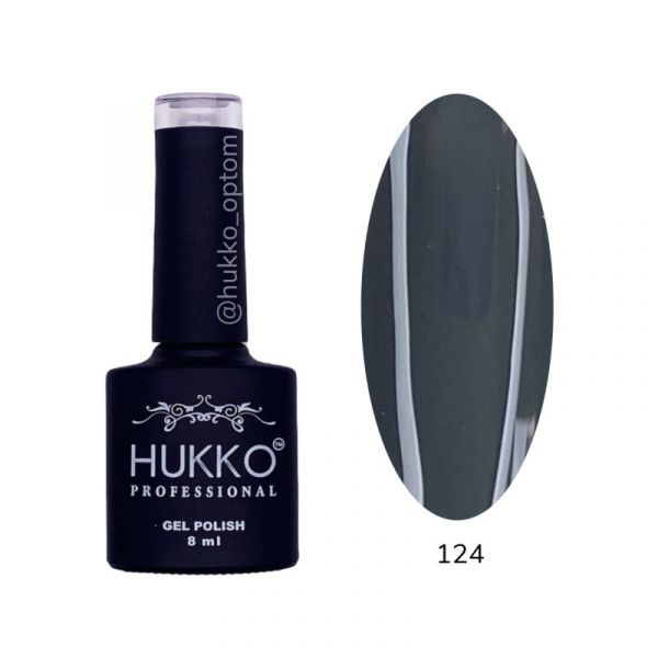 Hukko Professional, Гель лак № 124 8мл