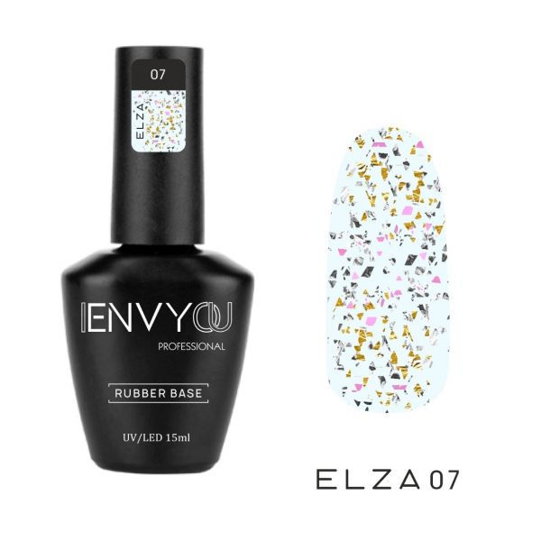 I Envy You, Elza Base 07, с цветной поталью(15ml)