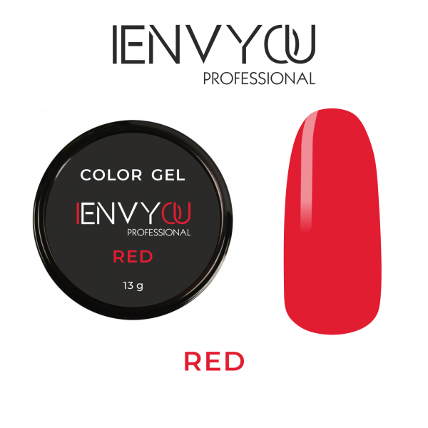 I Envy You, Гель жесткий Color Gel 02 Red (13g)