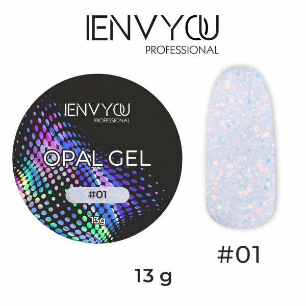 I Envy You, Гель моделирующий жесткий Opal Gel 01 (13g)