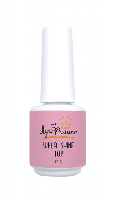 Луи Филипп Топ для гель лака без липкого слоя с УФ-фильтром, Top Super Shine, 15мл