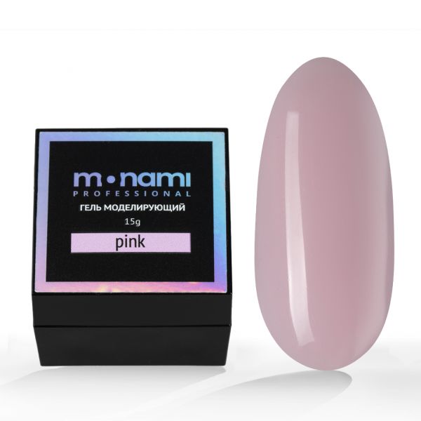 Monami, Гель моделирующий Pink, 15мл