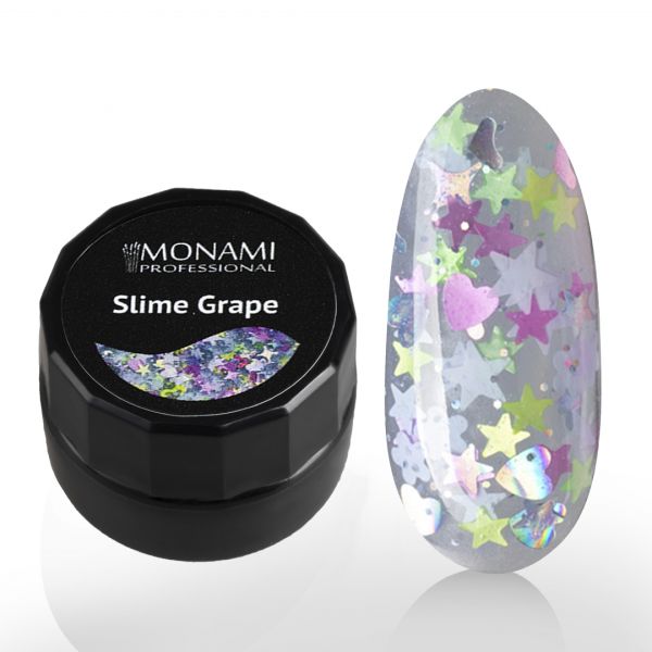 Monami, Гель моделирующий Slime Grape, 5мл