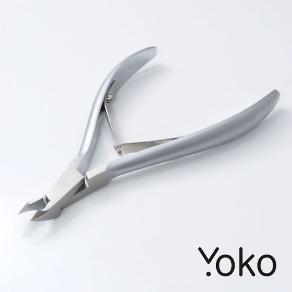 Yoko SK 033-4 Кусачки для кутикулы (японская сталь), Двойная пружина, кромка 4мм