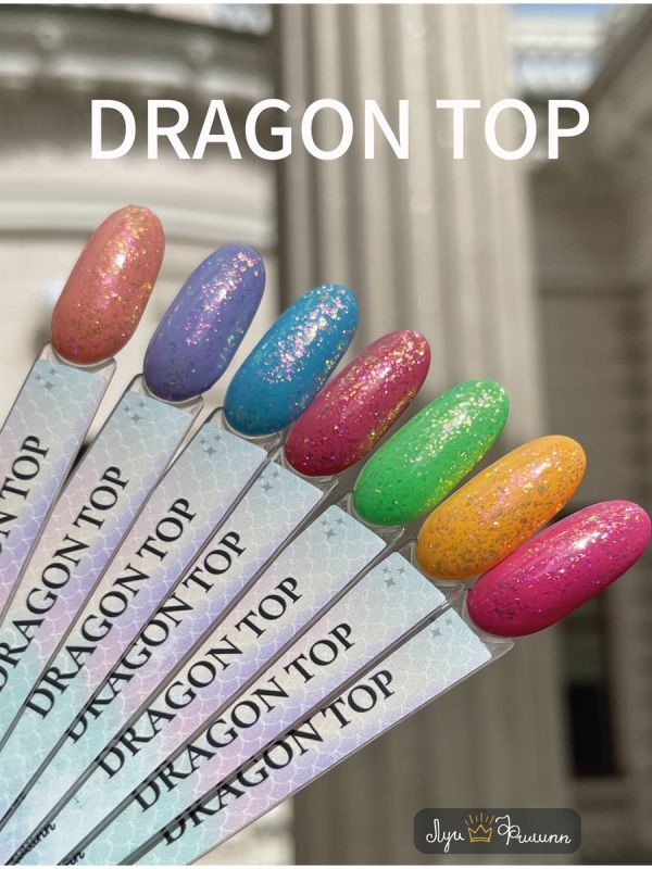 Луи Филипп Топ для гель лака без липкого слоя, Top Dragon, 15мл