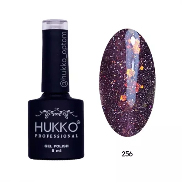 Hukko Professional, Гель лак № 256 8мл