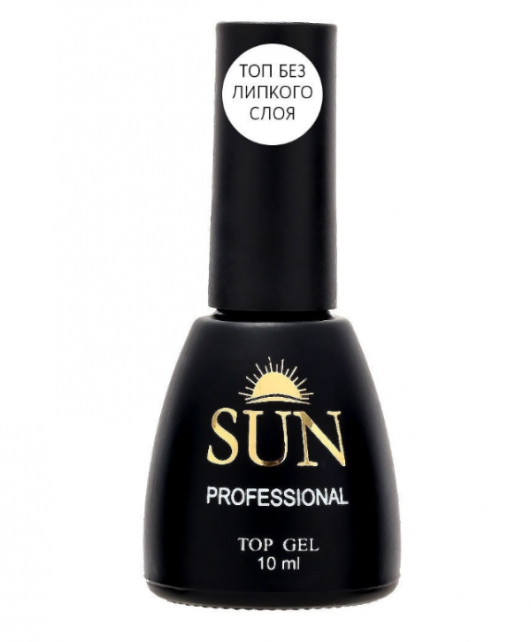 Топ для гель лака без липкого слоя Sun Professional, с УФ фильтром, 10мл