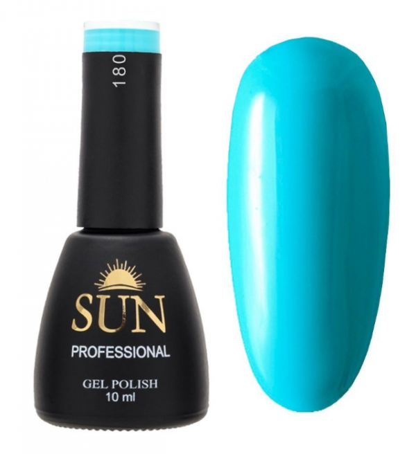 Sun Professional, Гель-лак №180, 10мл, Голубые Гавайи