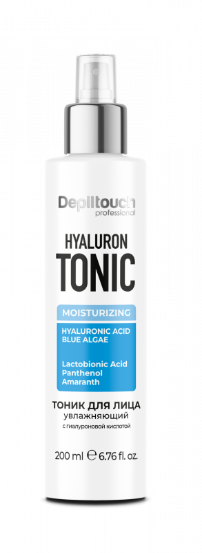 Depiltouch Тоник для лица увлажняющий с гиалуроновой кислотой, 200 мл Depiltouch Тоник для лица увлажняющий с гиалуроновой кислотой, 200 мл