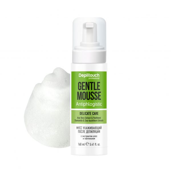 Depiltouch Мусс ухаживающий после депиляции с экстрактом алоэ и пантенолом 160 мл Depiltouch Мусс ухаживающий после депиляции с экстрактом алоэ и пантенолом 160 мл