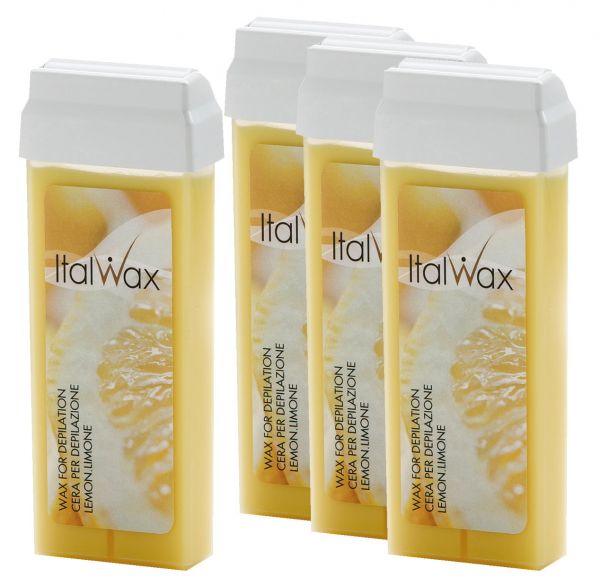 Italwax Воск натуральный теплый Lemon в картридже 100мл