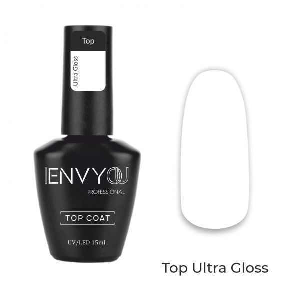 I Envy You, Топ для гель лака без УФ фильтра Ultra Gloss, 15мл