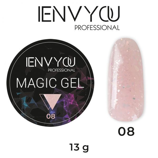 I Envy You, Гель моделирующий жесткий Magic Gel №08, 13гр