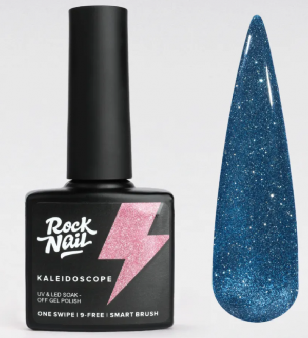 Гель-лак светоотражающий RockNail "Kaleidoscope" 284 Glitter Pill, 10мл