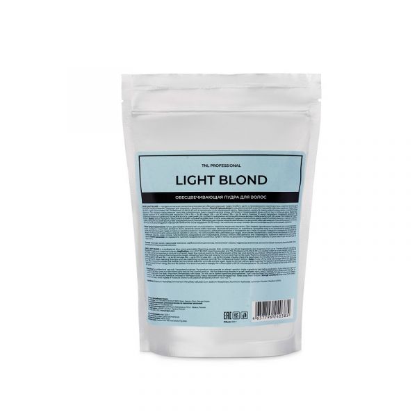 Пудра для волос обесцвечивающая TNL Light Blond (голубая) 100гр