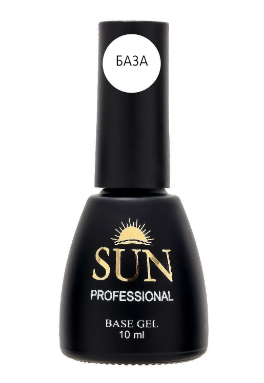 Sun Professional, База каучуковая не эластичная для гель лака, 10мл