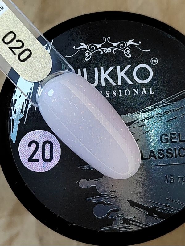 Hukko Professional, Гель моделирующий Classic № 20 15гр