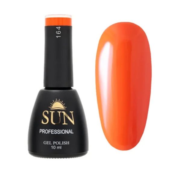 Sun Professional, Гель-лак №164, 10мл, Апельсиновый фреш