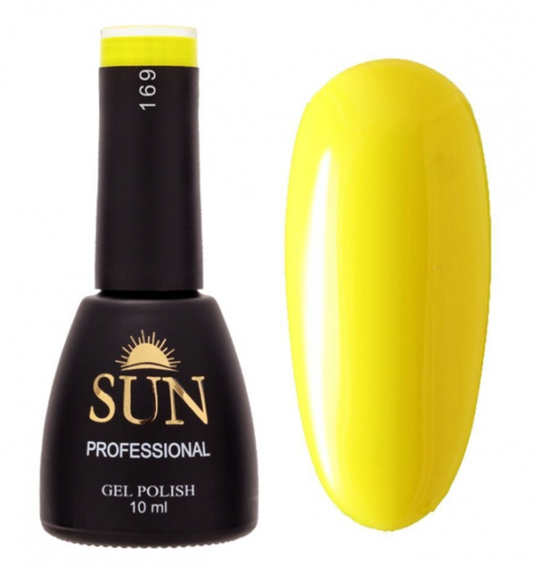 Sun Professional, Гель-лак №169, 10мл, Желтая примула