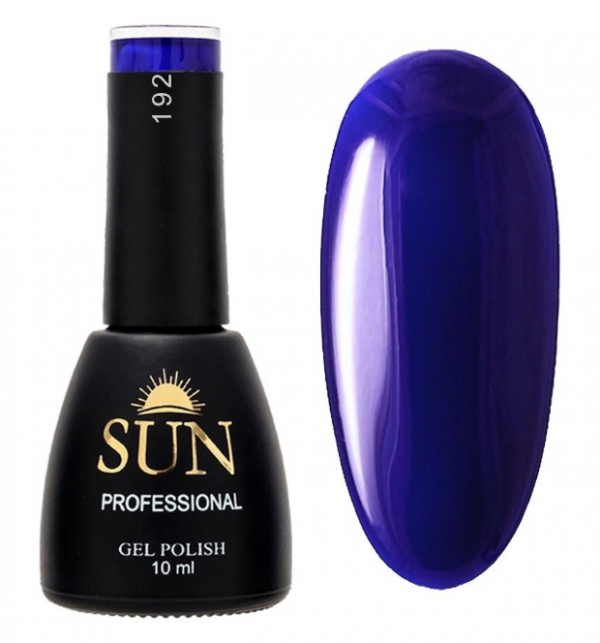 Sun Professional, Гель-лак №192, 10мл, Индиго