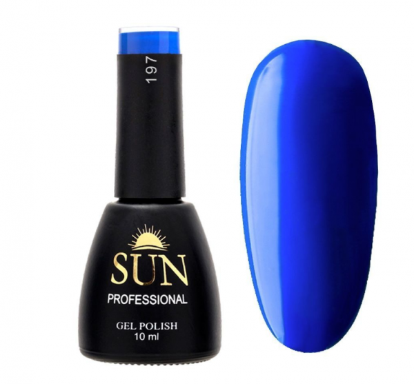 Sun Professional, Гель-лак №197, 10мл, Лазурит