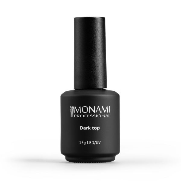 Monami, Топ для гель лака без липкого слоя Dark top без УФ фильтра, 15мл