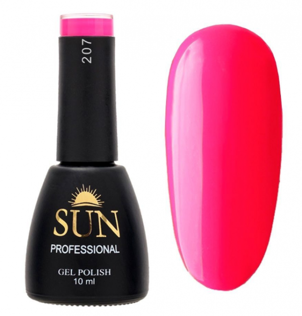 Sun Professional, Гель-лак №207, 10мл, Космополитен (неон)