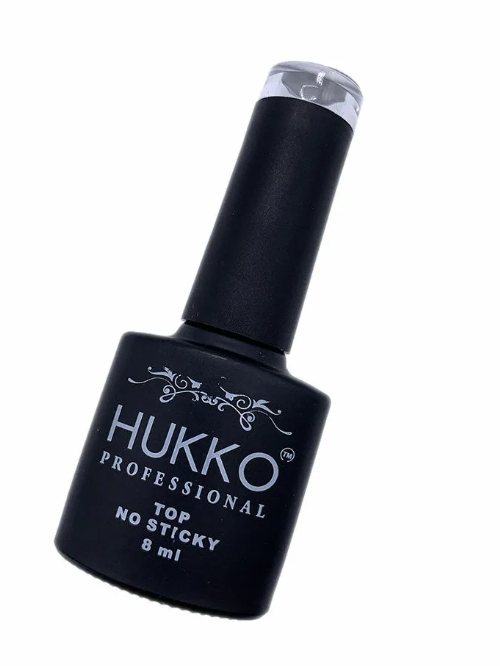 Hukko Professional, Топ для гель лака без липкого слоя, Top Super Shine, с УФ фильтром, 8мл