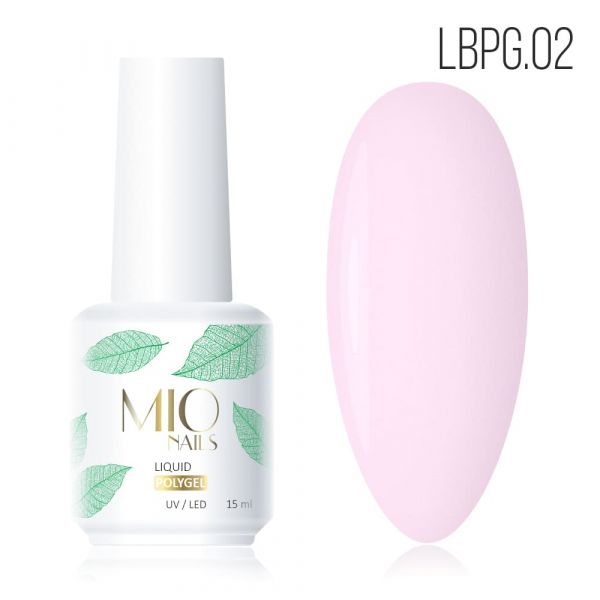 MIO NAILS Жидкий полигель с кистью №02, 15мл