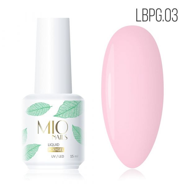 MIO NAILS Жидкий полигель с кистью №03, 15мл