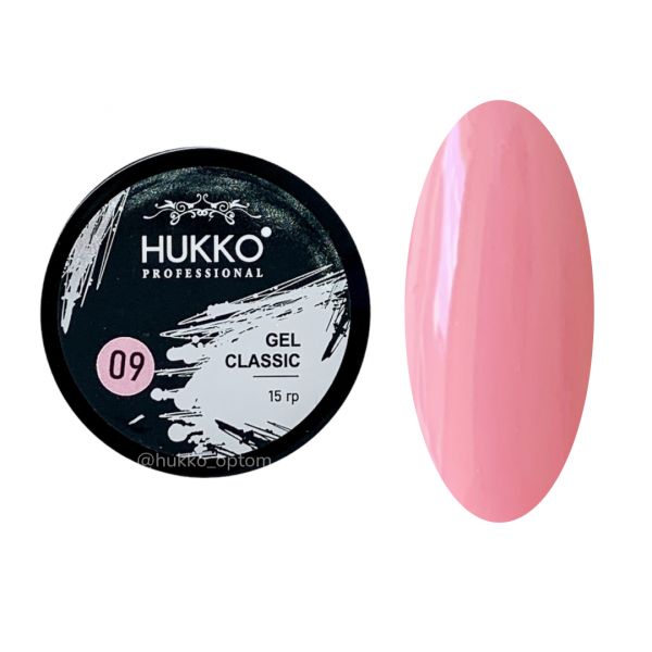 Hukko Professional, Гель моделирующий Classic № 09 15гр