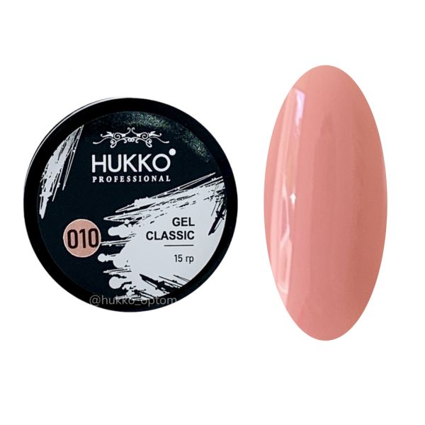 Hukko Professional, Гель моделирующий Classic № 10 15гр