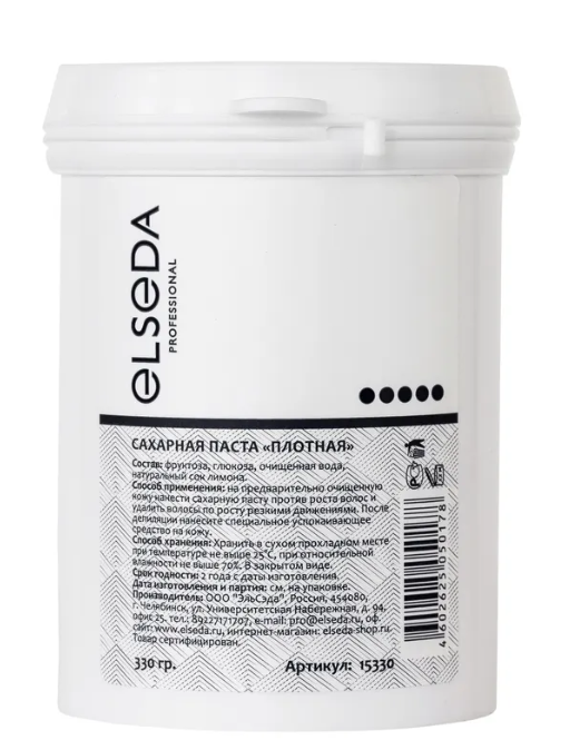 Elseda Professional, Сахарная паста "плотная" 330гр