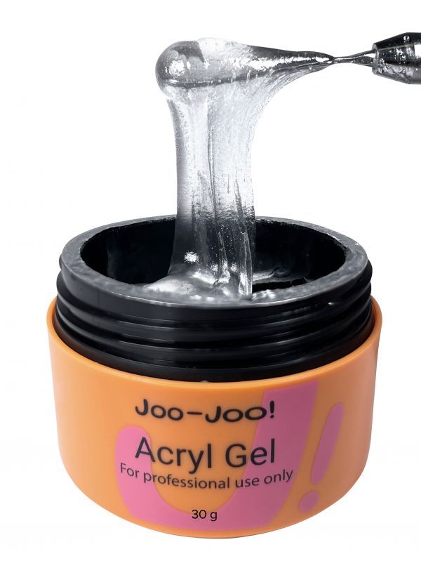 Joo-Joo Акригель для наращивания Acryl Gel №01 прозрачный, 30g шайба