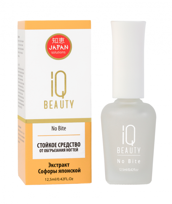 IQ BEAUTY - Стойкое средство от обгрызания ногтей No Bite, 12,5мл