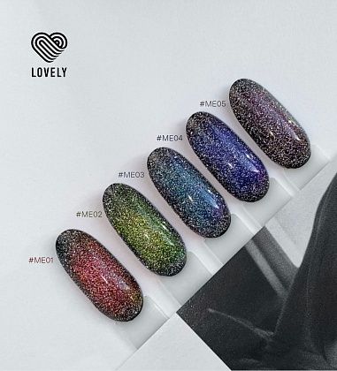 Гель-лак магнитный со светоотражающими частицами "Magic eyes" Lovely, №ME01, 7 ml