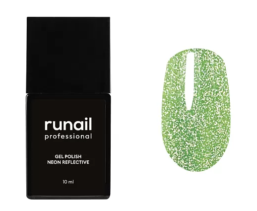 Ru Nail, Гель-лак светоотражающий неон, Neon Reflective, 10 мл №9056