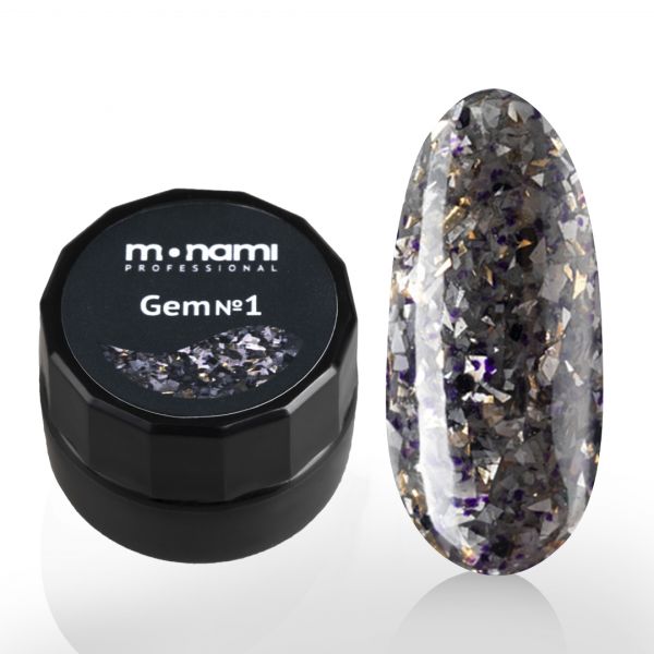 Monami, Гель-лак Gem №01, 5 г