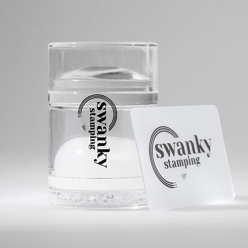 Штамп прозрачный Swanky Stamping, силиконовый, двойной (4 см)