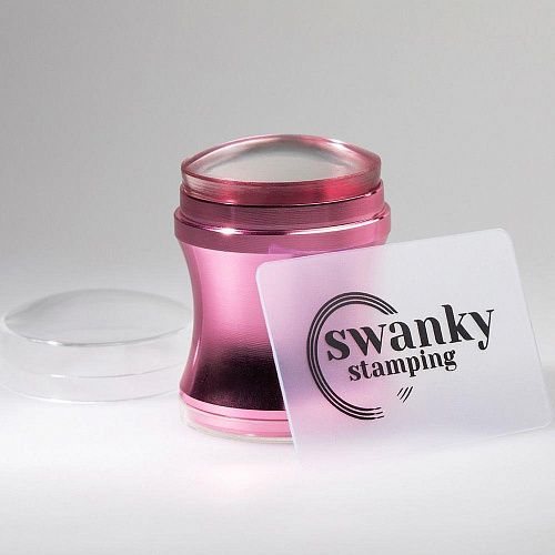 Штамп розовый Swanky Stamping, силиконовый (4 см)