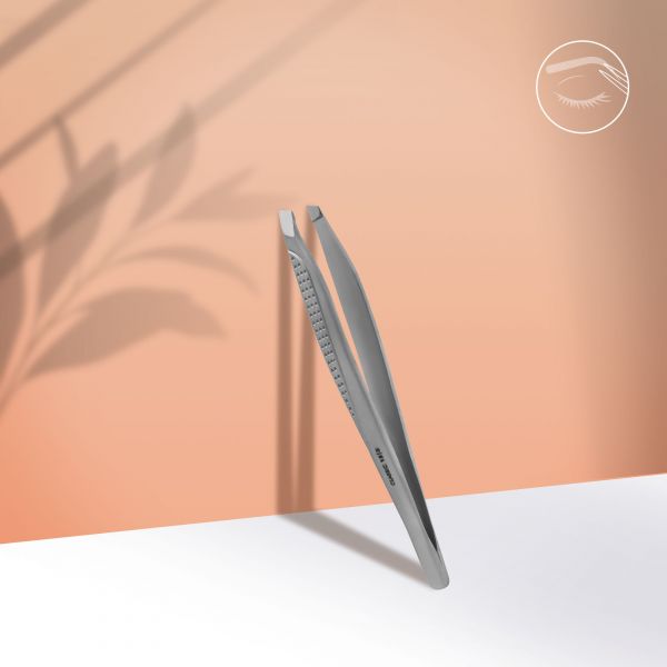 Staleks Classic 15 TYPE 3, Пинцет для бровей скошенный