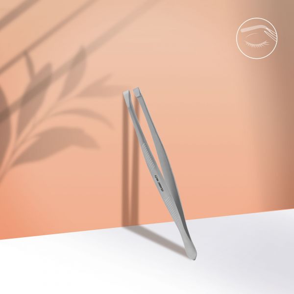 Staleks Classic 10 TYPE 1,  Пинцет для бровей спрямым краем